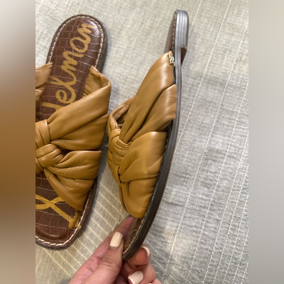 Sam Edelman Tan Braided Flat sandals sz 10 - Picture 4 of 13